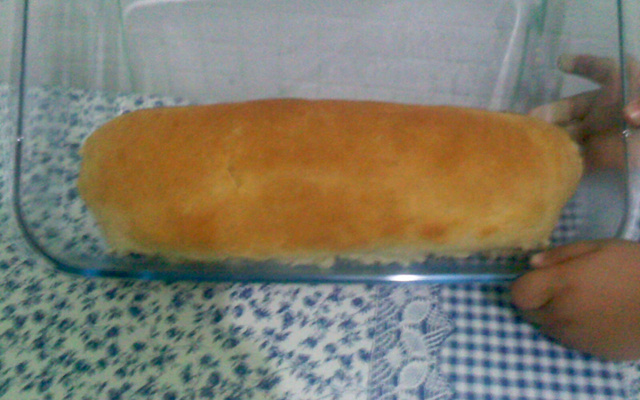 Pão caseiro simples