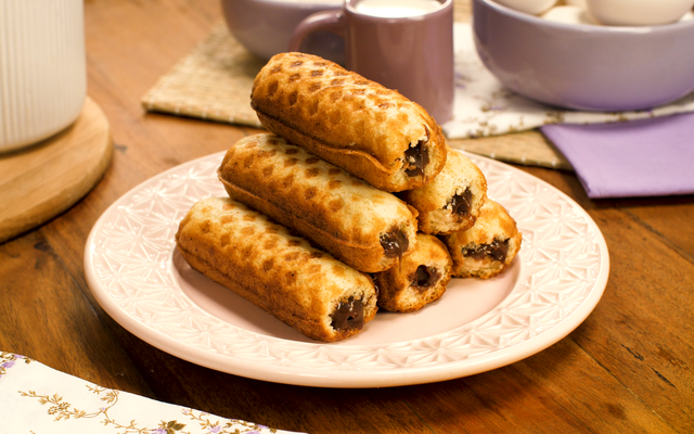 Bolinho recheado de chocolate