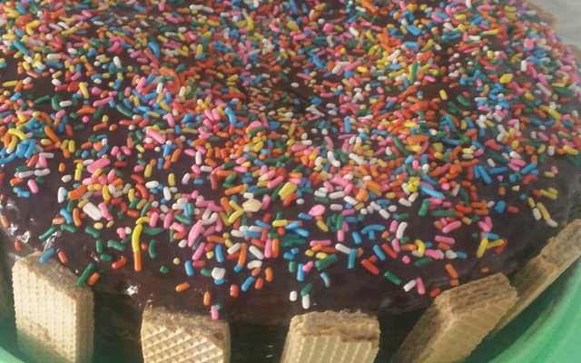 Bolo de chocolate de liquidificador