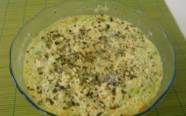 Souflé de chuchu rápido e prático