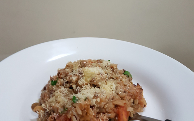 Risoto de atum fácil e delicioso