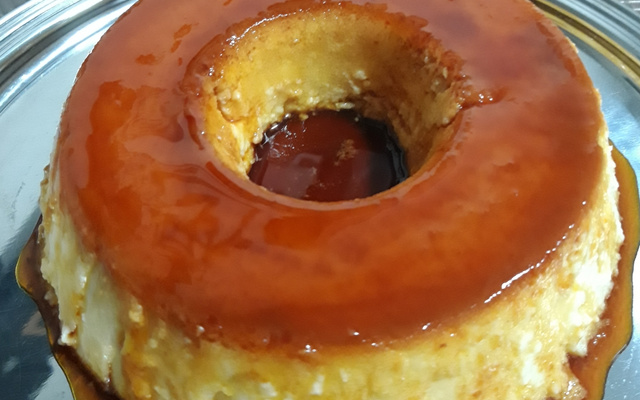 Pudim sem leite condensado