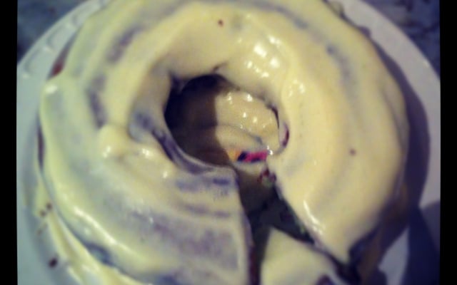 Bolo verde de limão