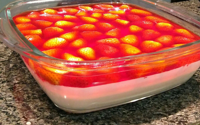 Sobremesa de morango