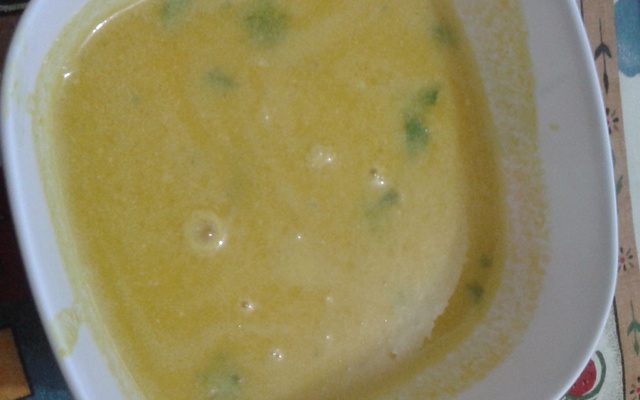 Sopa de abóbora e gorgonzola