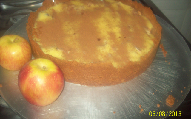 Torta de maçã com canela