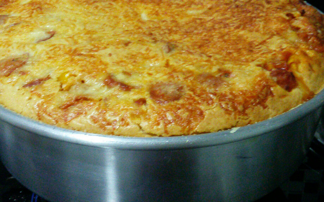 Cachorro quente ao forno