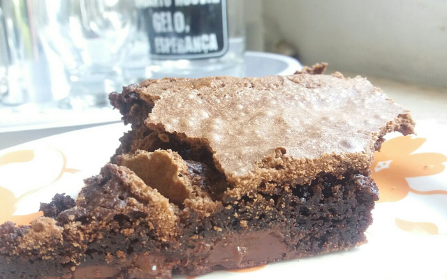 Tradicional brownie americano