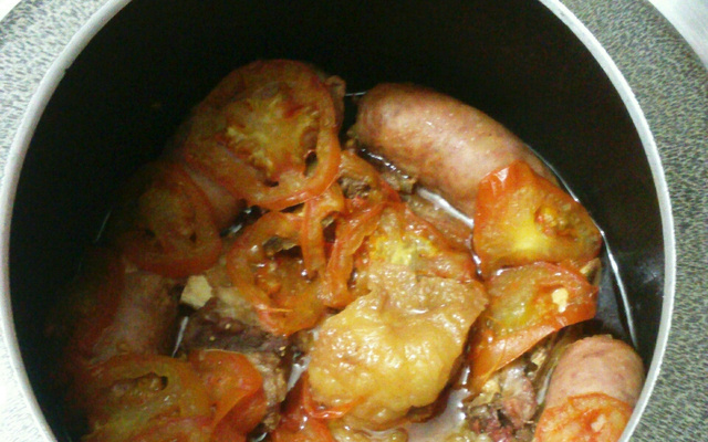 Costela na panela de pressão sem água