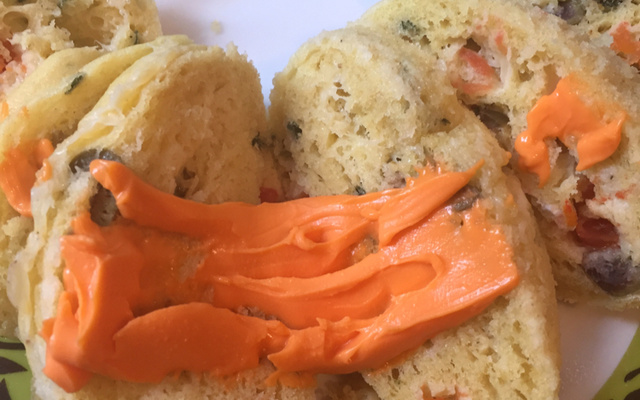 Torta salgada de caneca