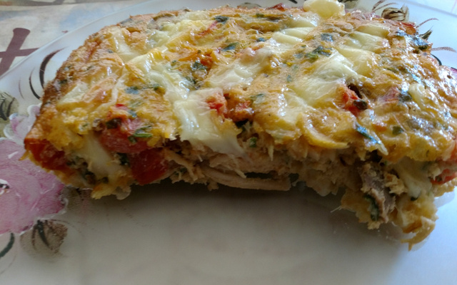 Omelete de forno fácil e gostoso