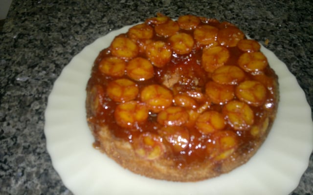 Bolo de banana (sem ovo)