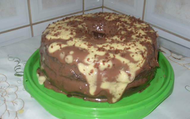 Bolo cavado guloseima