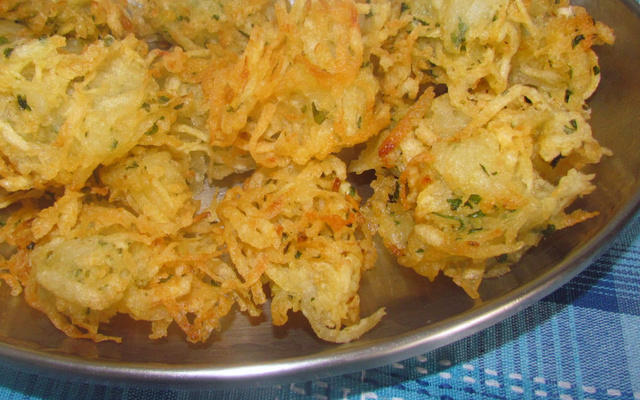 Bolinho de batata com atum