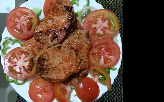 Lombo ao molho de limão