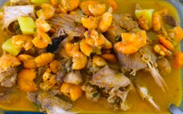 Peixe no leite de coco