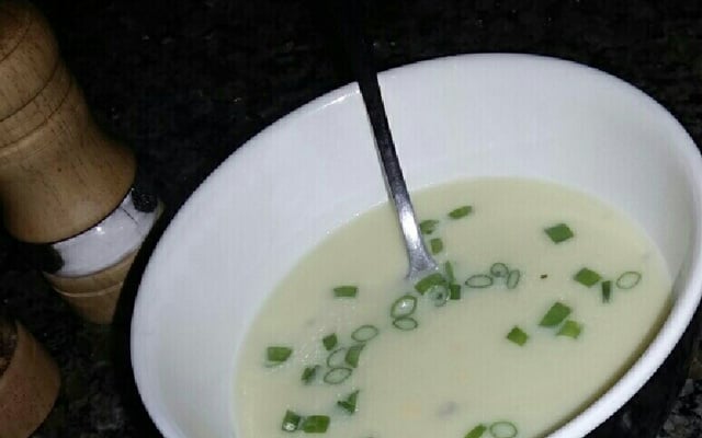 Creme de batata com queijo