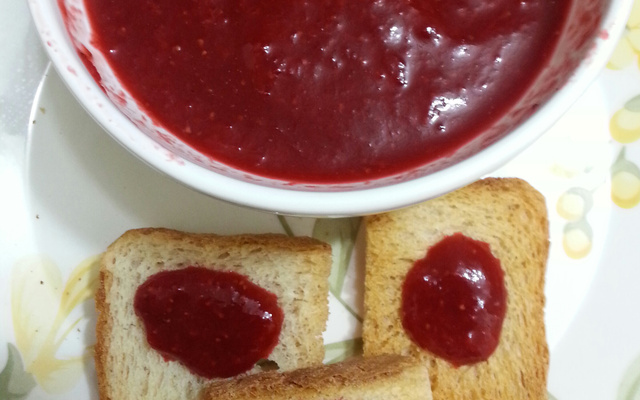 Geleia de morango diet