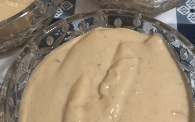 Sorvete de banana com amendoim Protéico 