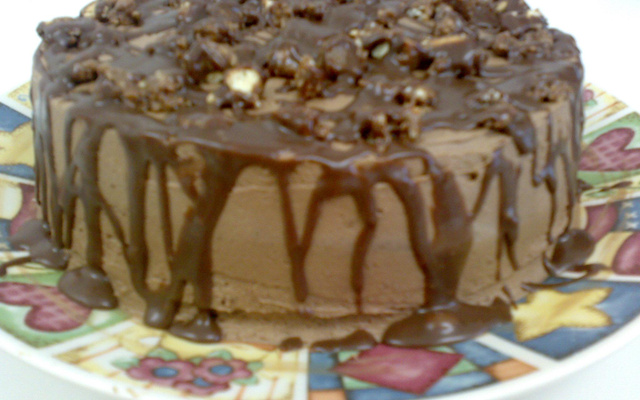 Bolo mousse de chocolate (choco bolo)