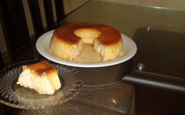 Pudim de milho verde