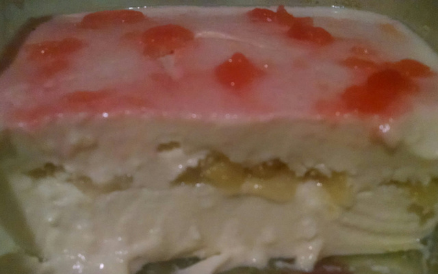 Pina colada flambada