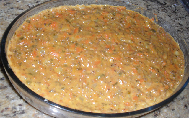 Frigideira de legumes e sobras da mama Inêz