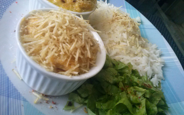 Frango com creme de milho