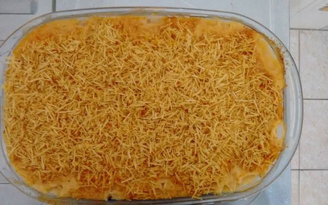 Fricassê de calabresa com requeijão