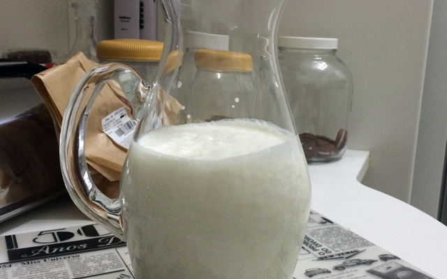 Batida de coco deliciosa