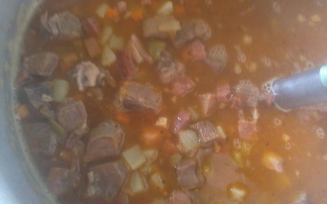 Língua de boi à moda Cristter