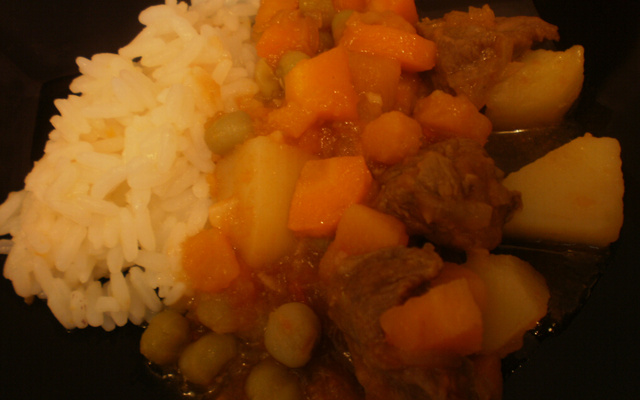 Picadinho de carne com verduras