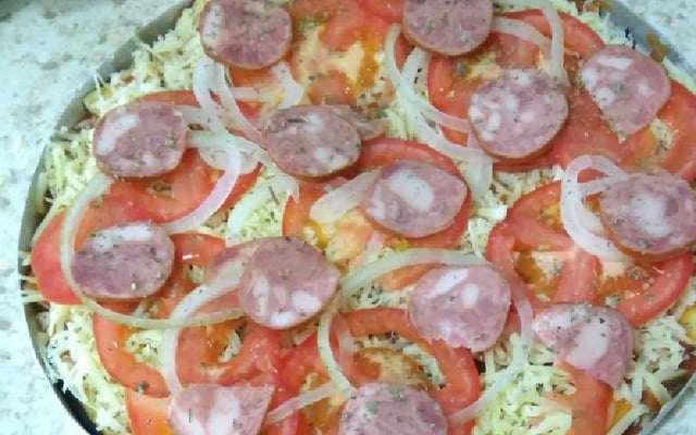 Pizza de berinjela
