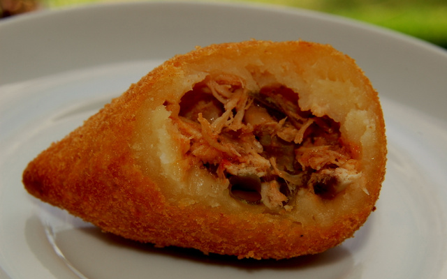 Coxinha de liquidificador