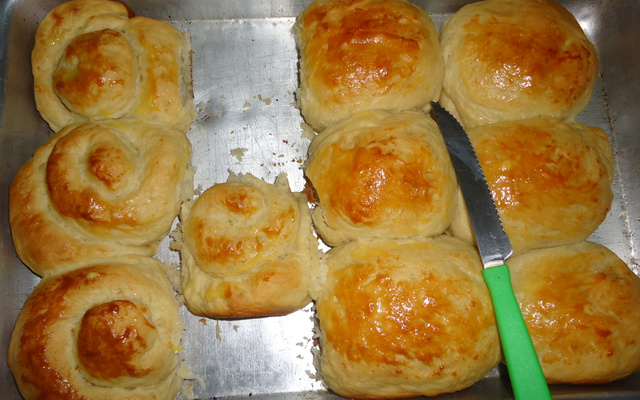 Pão caseiro delicioso