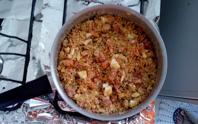 Farofa colorida do André