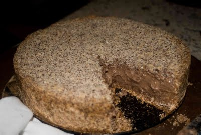 Cuca cremosa de chocolate