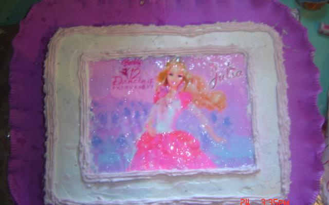 Bolo de aniversário caseiro