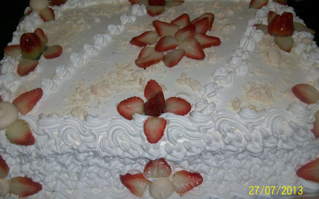 Bolo com pasta americana