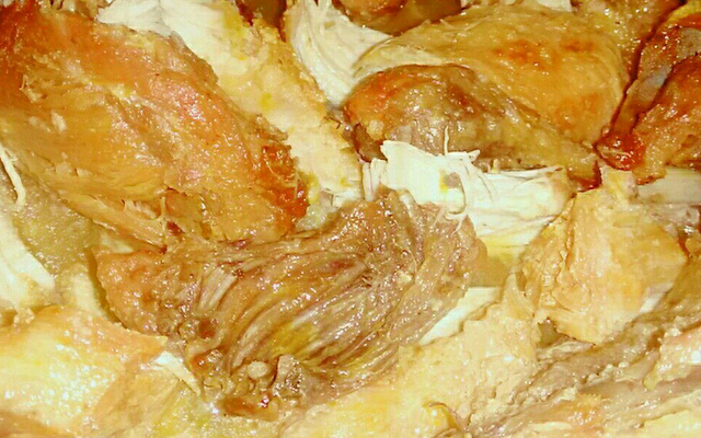 Frango frito com limão