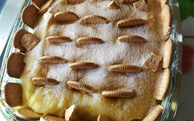 Pavê de banana da Dani