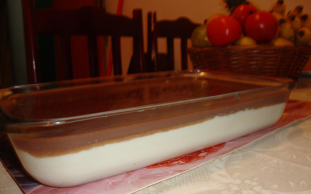 Sobremesa gelada tipo prestígio