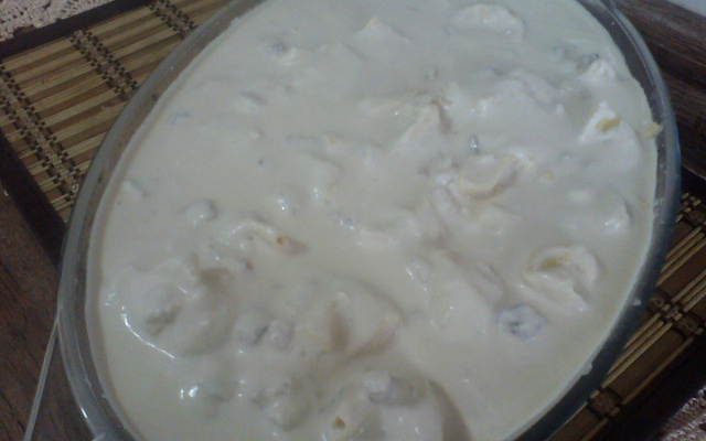 Capeletti ao molho de vinho branco