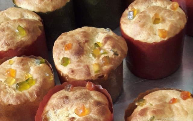 Mini panetone de bombom