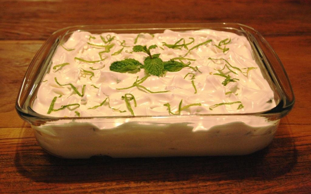 Pavê refrescante de limão