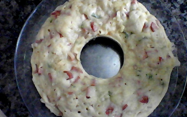Torta salgada de microondas