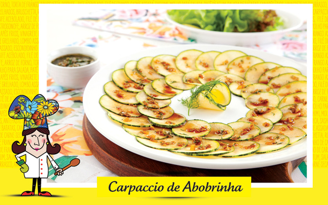 Carpaccio de abobrinha