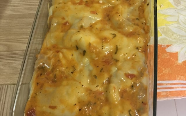 Bife à parmegiana casa comigo