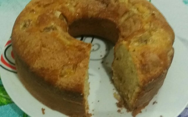 Bolo de banana fofinho