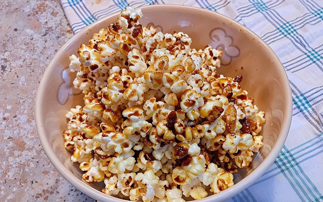 Pipoca doce caramelada